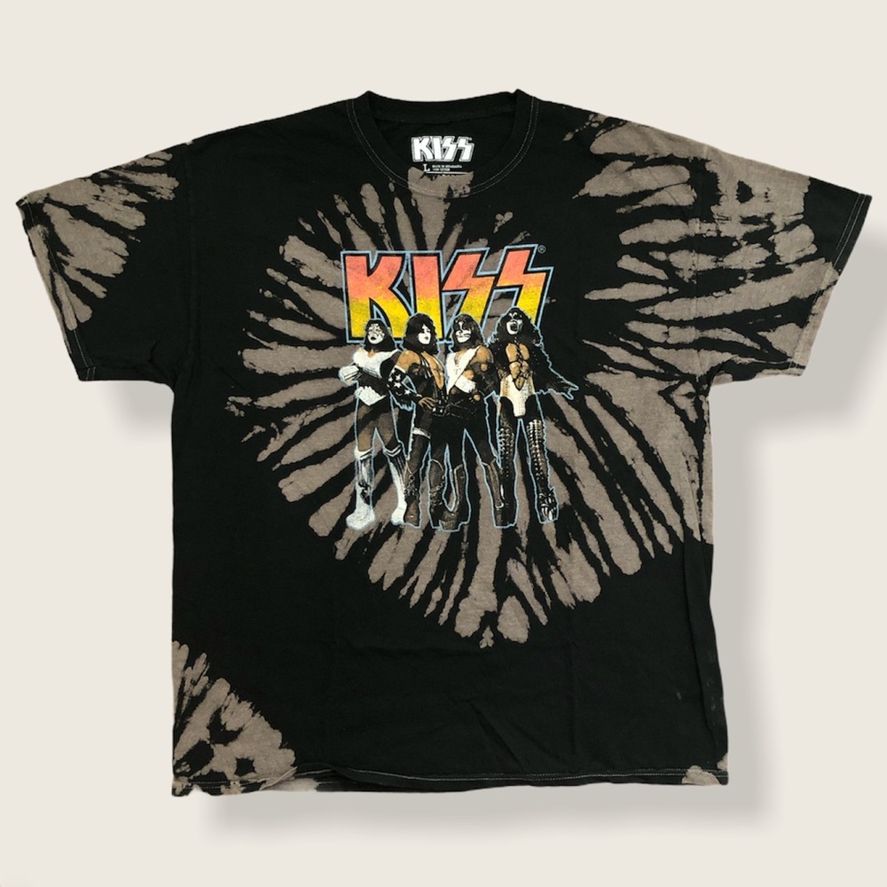 KISS TIE DYE T-SHIRT (L) 🍁